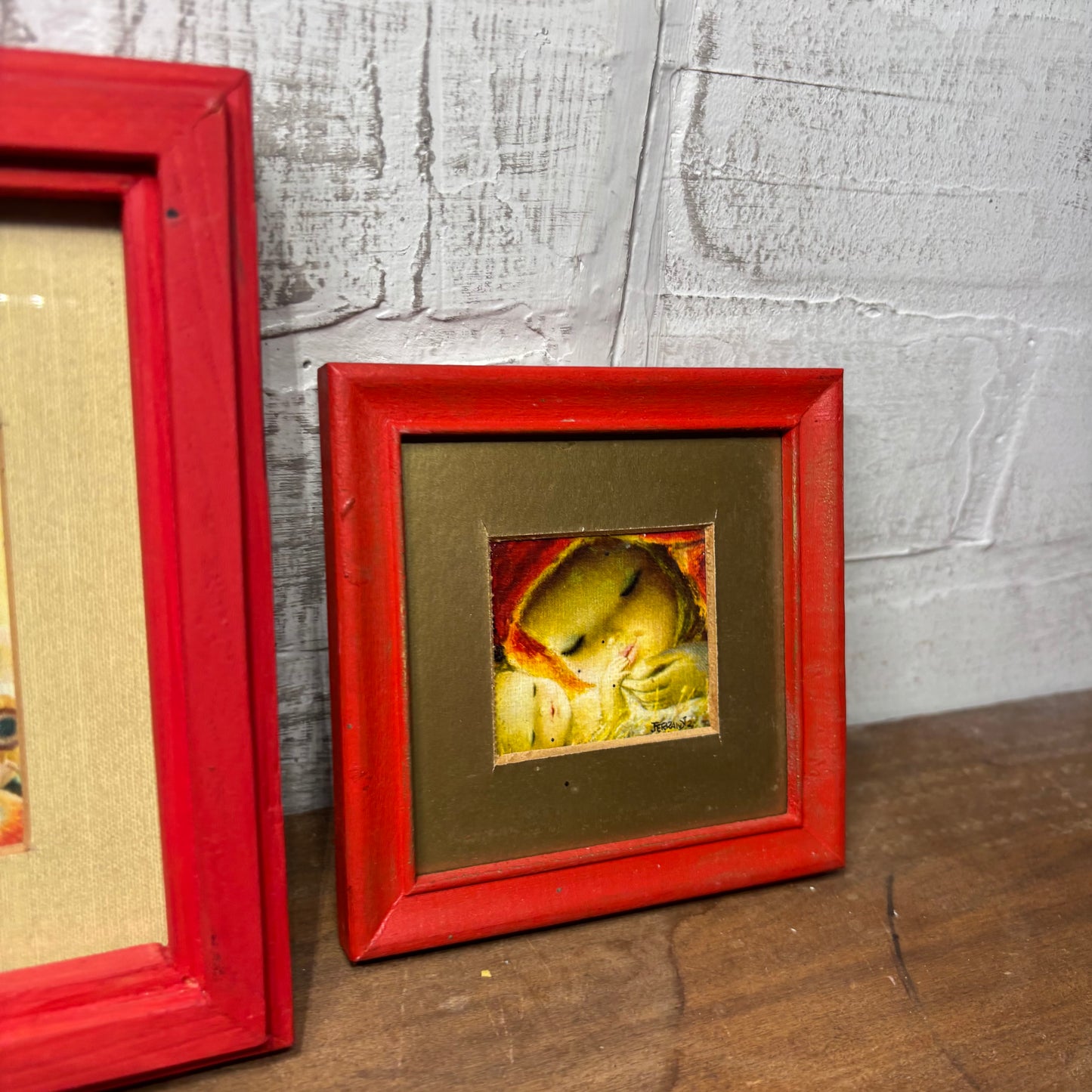 Vintage Juan Ferrandiz Prints Set of 2 Wall Art Print