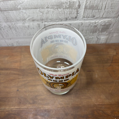 Vintage Olympia Beer Good Luck Horseshoe Glass