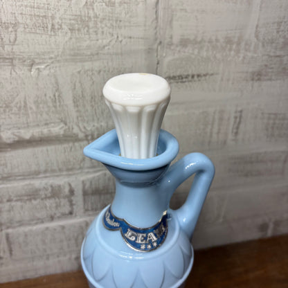 Vintage Blue Jim Beam Greek Philosopher Decanter Bottle