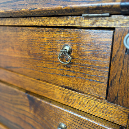 Antique Oak Secretary Desk