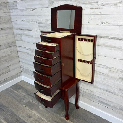Standing Floor Jewelry Cabinet