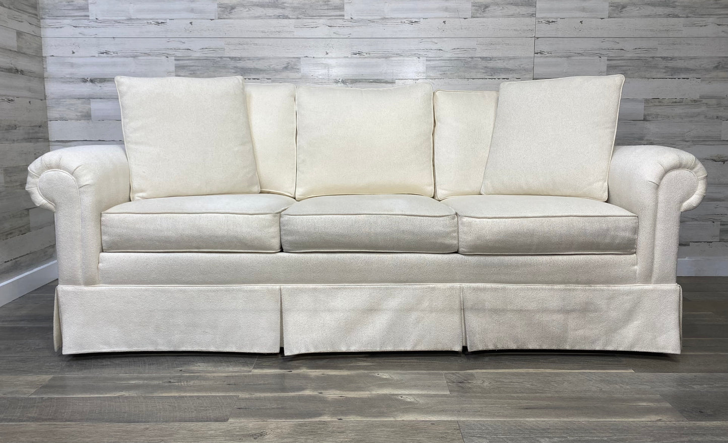 Ethan Allen Cream White Couch