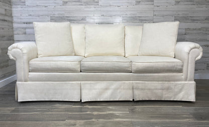 Ethan Allen Cream White Couch