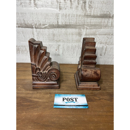 Melannco Scroll Decorative Book Ends