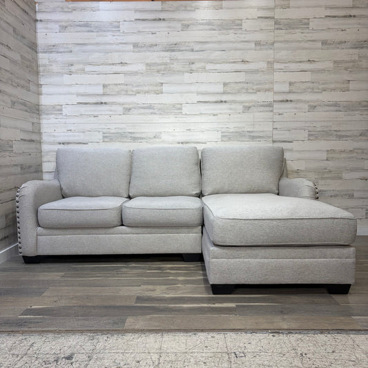 Gray 2pc Ashley Sectional Couch