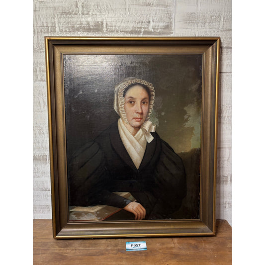 Antique English Victorian Oil Painting