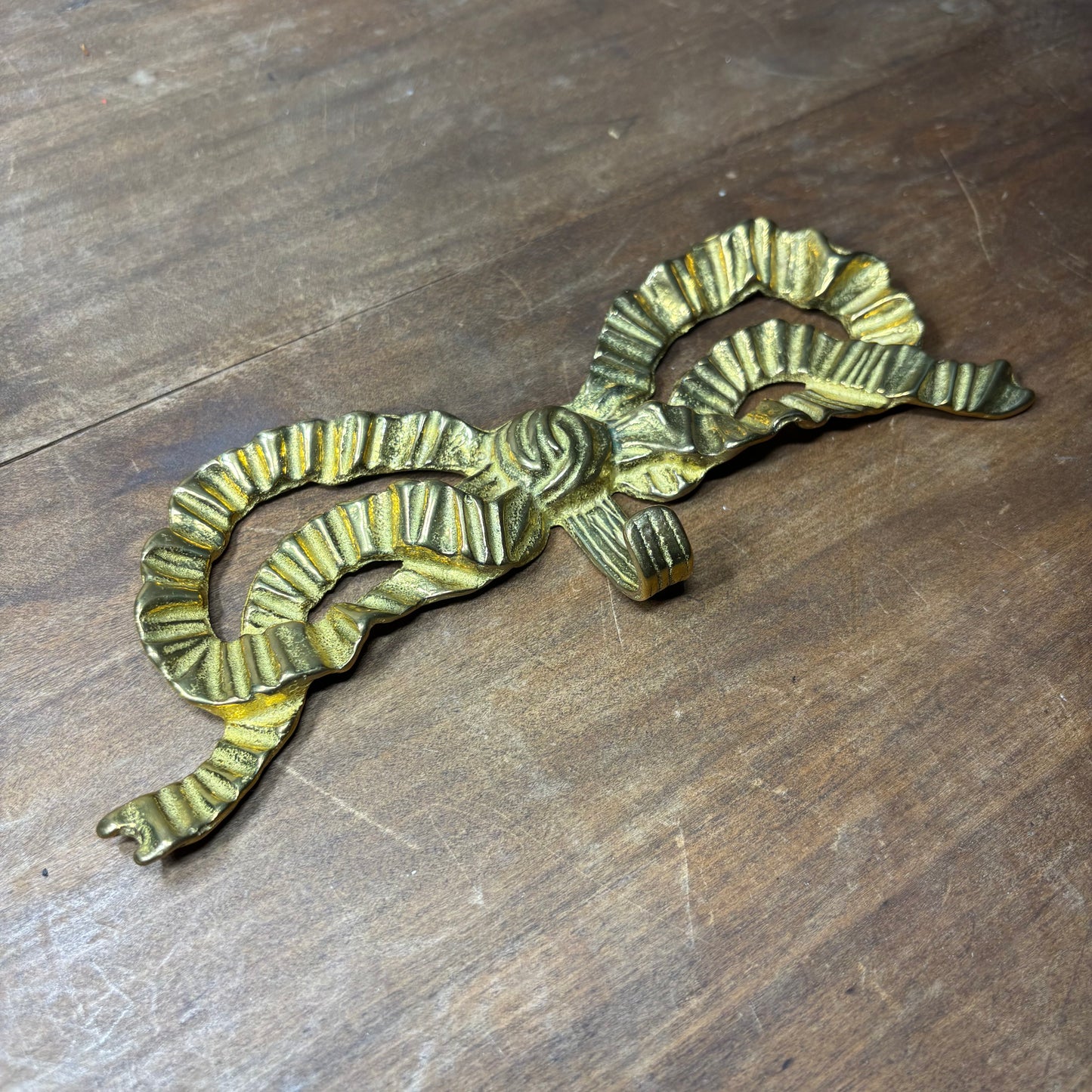 Vintage Andrea By Sadek Brass Bow Hook