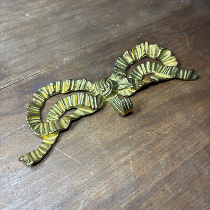 Vintage Andrea By Sadek Brass Bow Hook