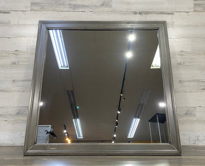 Large Gray Square Mirror