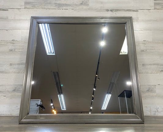 Large Gray Square Mirror