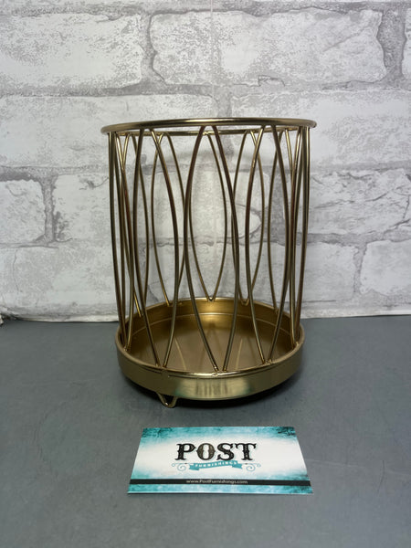 Gold Wire Utensil Holder