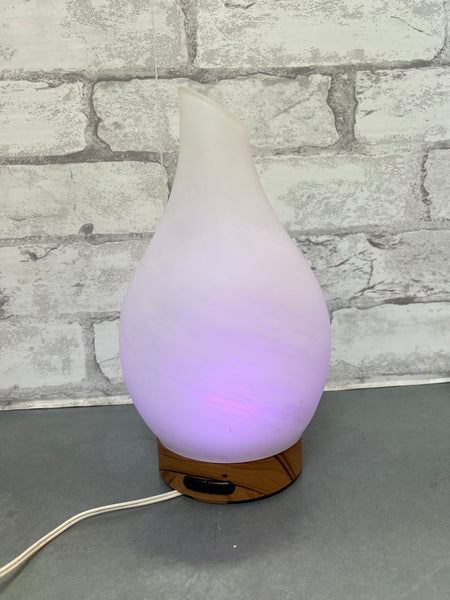 Essenza Hand Blown Glass Ultrasonic Diffuser W/ Lavender Essential Oil