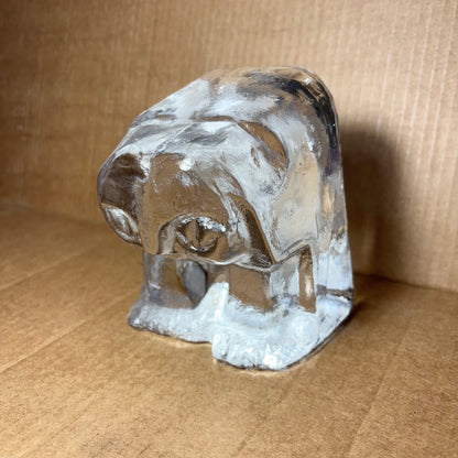 Eric Horgan Glass Cat Bookend/ Paperweight