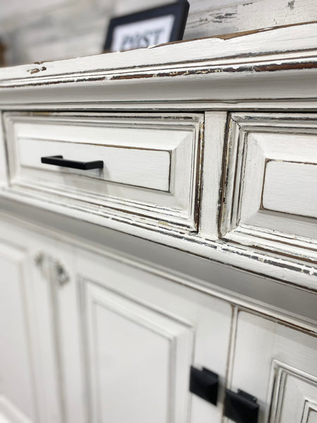 Rustic Farmhouse White Buffet