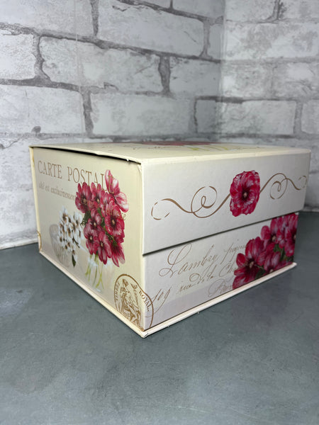 Floral Keepsake Storage Box