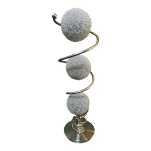 Orb Globe Swirl Table Lamp