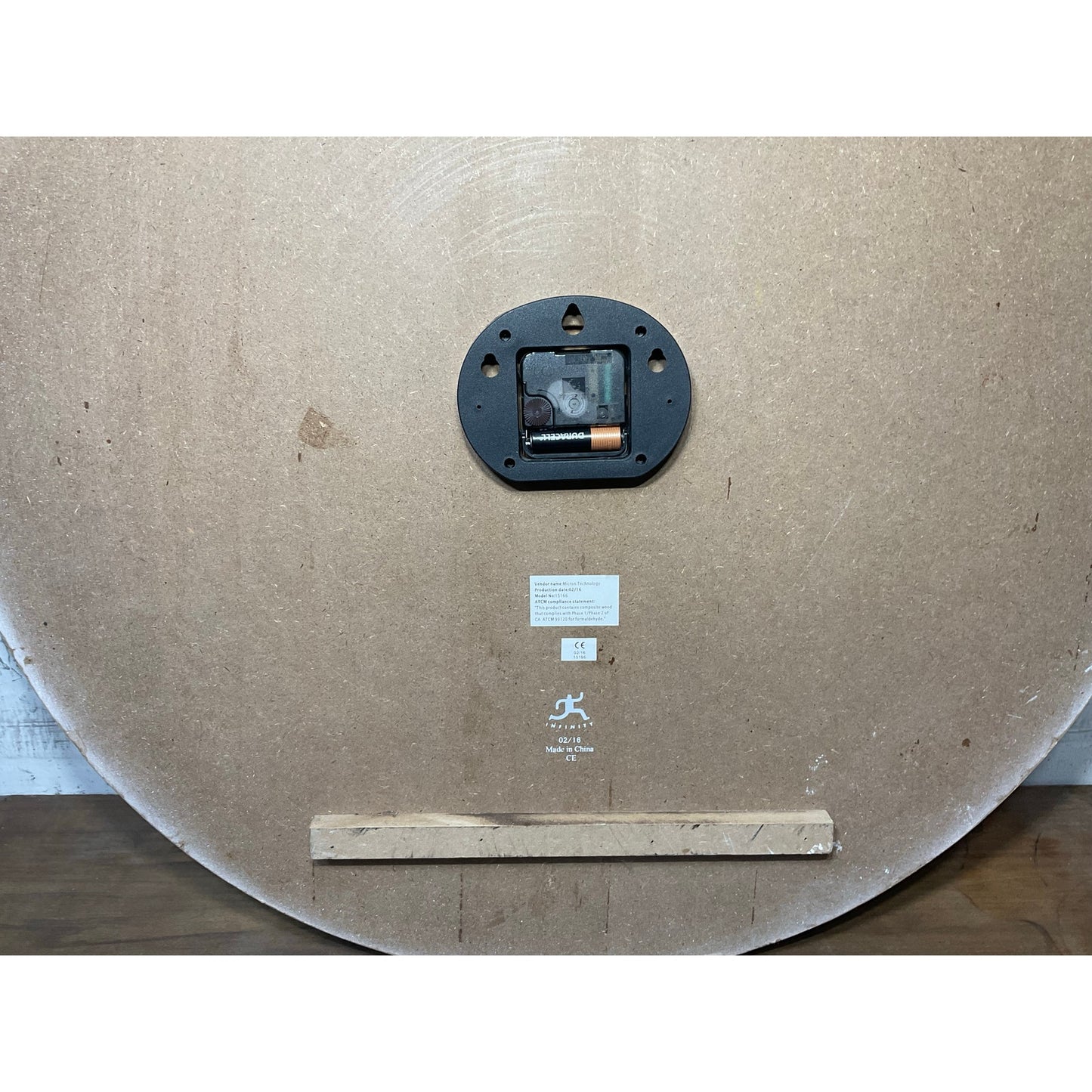 Large Rustic Farmhouse Analog Clock