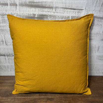 Mustard Yellow Throw Pillow