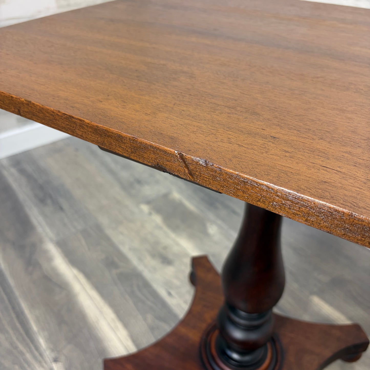 Antique Mahogany End Table