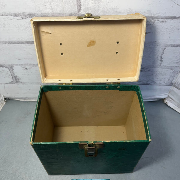 Vintage 45 Record Carrying Case Keeper Box