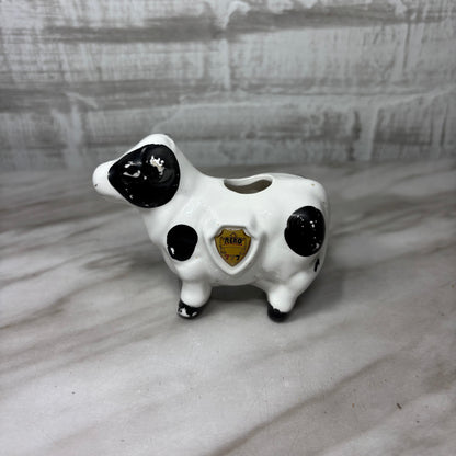 Vintage Cow Toothpick Reno Souvenir Holder