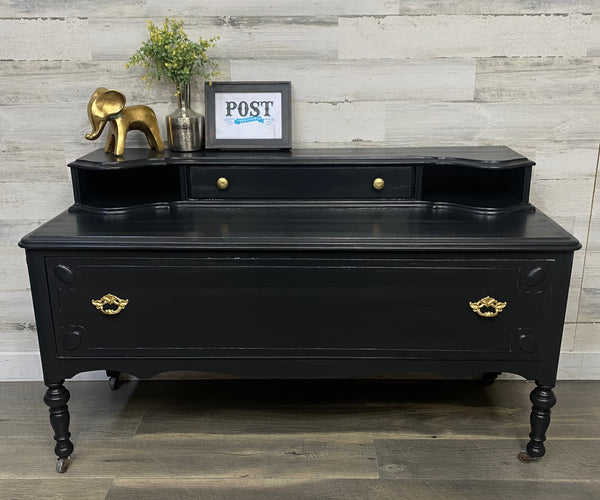 Short Black Dresser