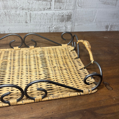 Woven Rattan Tray