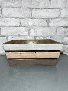 Rustic Wood Basket