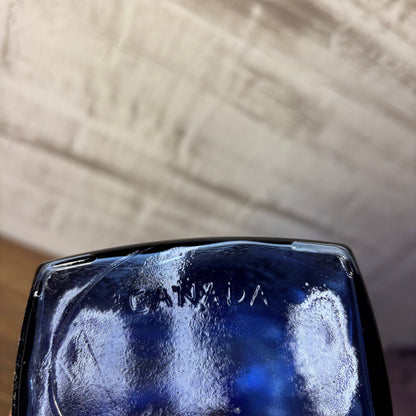 Vintage Cobalt Blue Decanter Vase
