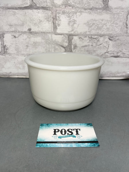 Vintage White Milk Glass Mixing Bowl