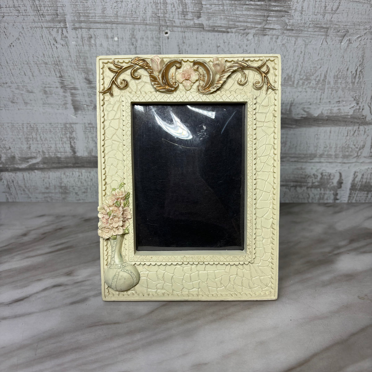 Vintage Special Moments Floral Picture Frame