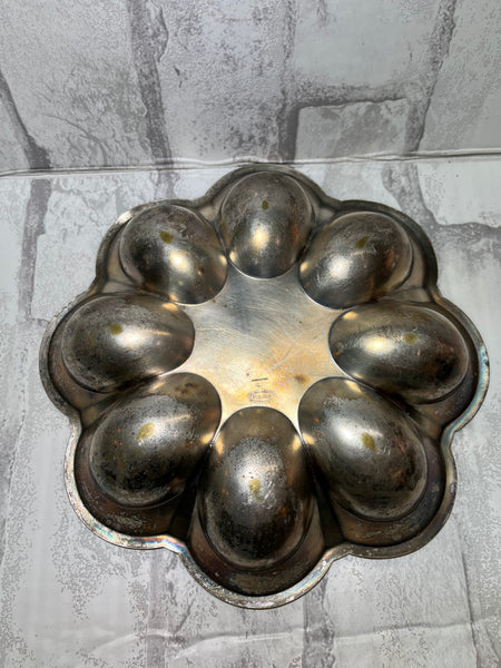 Silver Plated Egg Dish