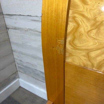 Vintage Birdseye Maple King Bedframe