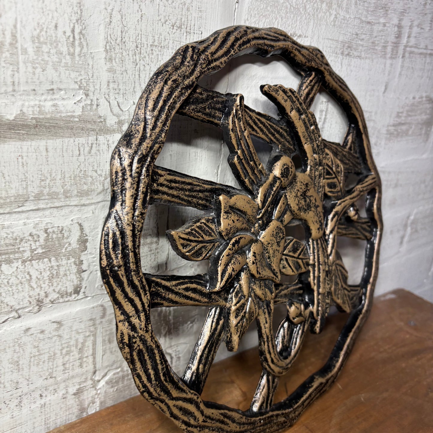 Cast Aluminum Hummingbird Stepping Stone/ Wall Art