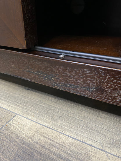 Dark Wood Tv Stand #2