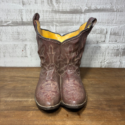 Western Cowboy Boots Planter
