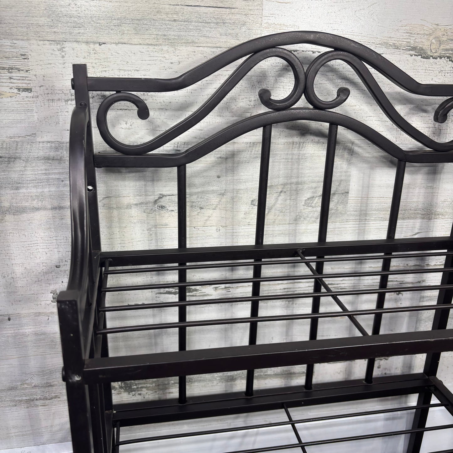 2-Tier Metal Wall Mount Shelf