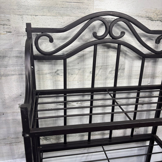 2-Tier Metal Wall Mount Shelf