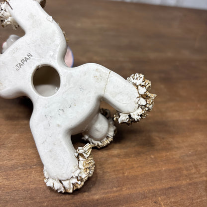 Vintage Spaghetti Dog Wearing A Hat Figurine