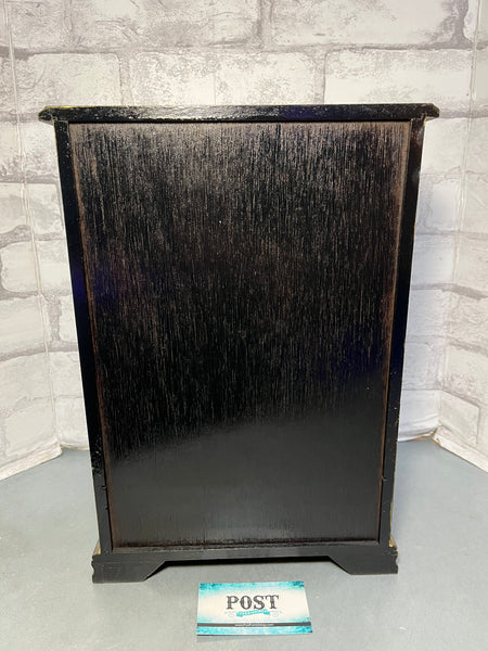 Vintage Jewelry Black And Gold Armoire