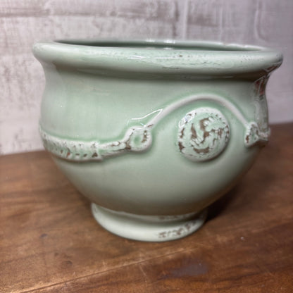 Soft Green Ceramic Pot