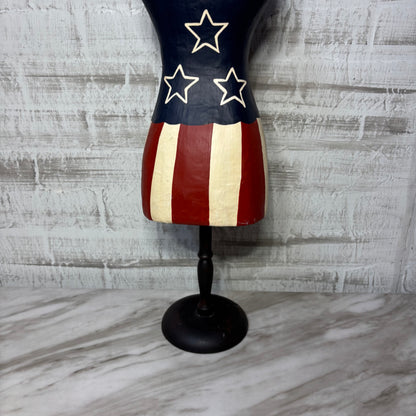 Americana Tabletop Paper Mache Mannequin