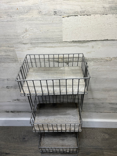 Three Tier Metal Storage Organizer
