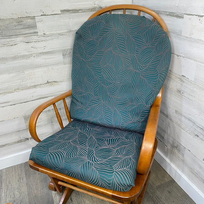 Vintage Wood Gliding Rocking Chair