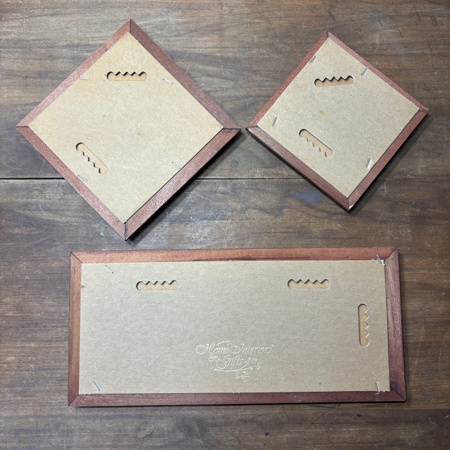 Set Of Three Home Interiors Small Mirror Set