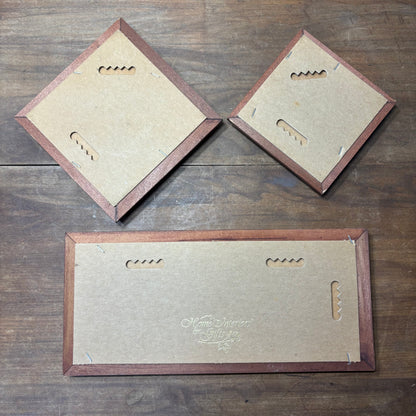 Set Of Three Home Interiors Small Mirror Set