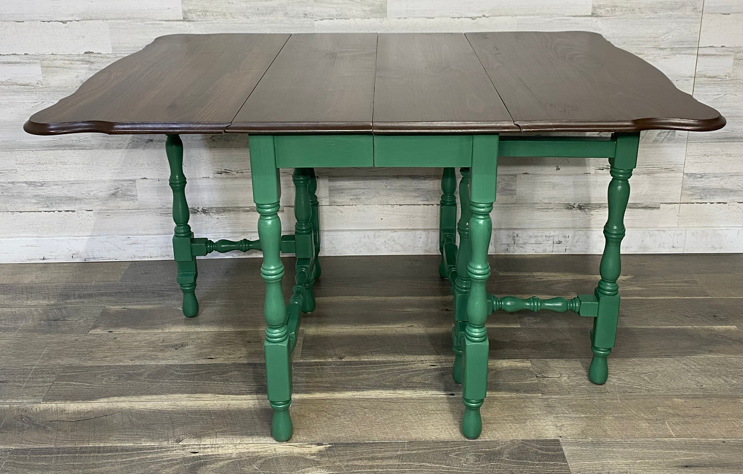Green Drop Leaf Dining Table