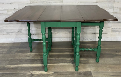 Green Drop Leaf Dining Table