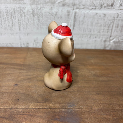 Vintage Lefton Christmas Mouse Figurine