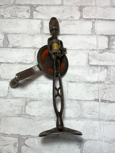 Antique Goodell Pratt Shoulder Hand Crank Drill